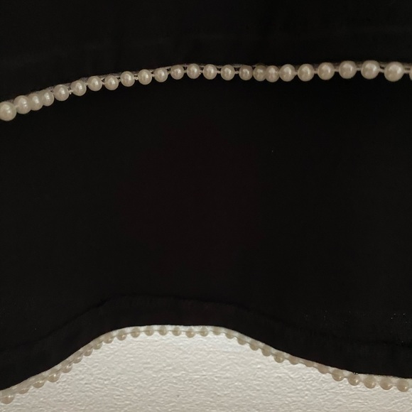 Red Coral Sleeveless Tunic with Pearl Detailing - Picture 5 of 5